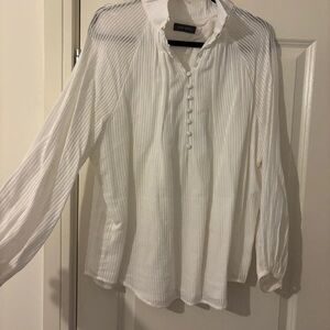 The Kooples White Button Down Shirt
